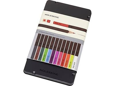 Moleskine Colored Pencils, Assorted Colors, 12/Pack (710463)
