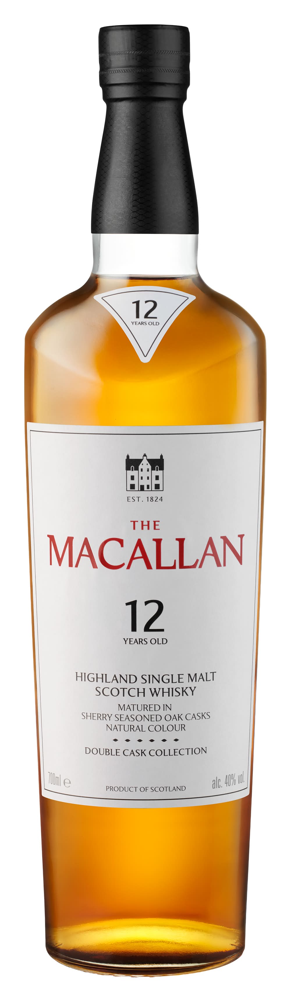 The Macallan Double Cask 12 Year Old Highland Single Malt Scotch Whisky (700mL)