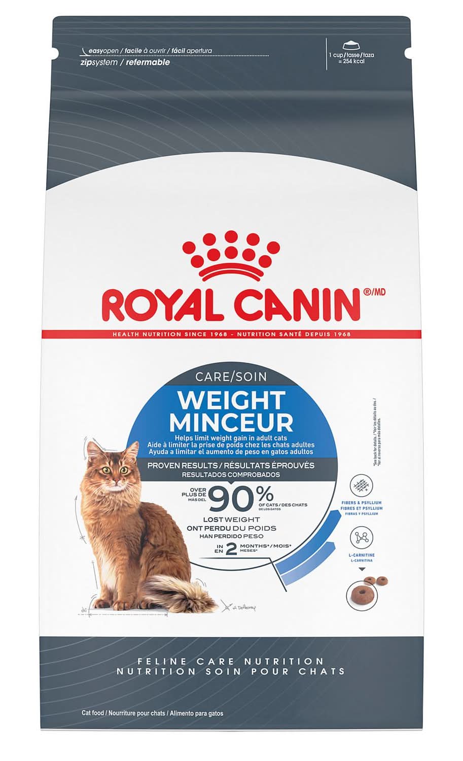 Royal Canin Feline Health Nutrition Weight Care Adult Cat Food, 6 lb