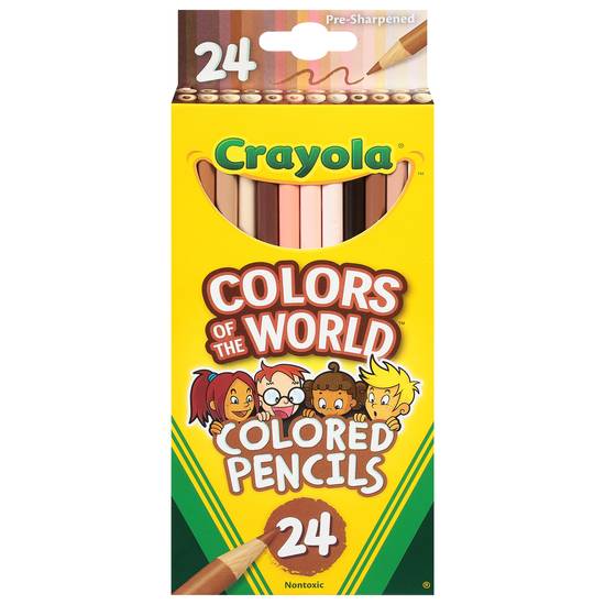 Crayola Nontoxic Pre-Sharpened Colored Pencils