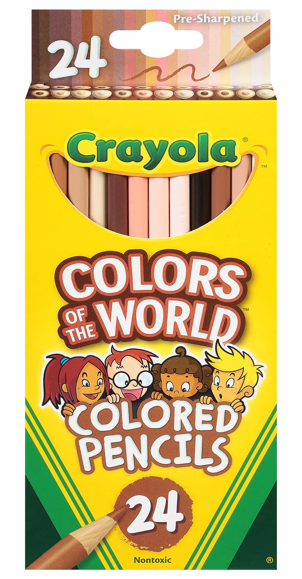 Crayola Nontoxic Pre-Sharpened Colored Pencils (322 g)