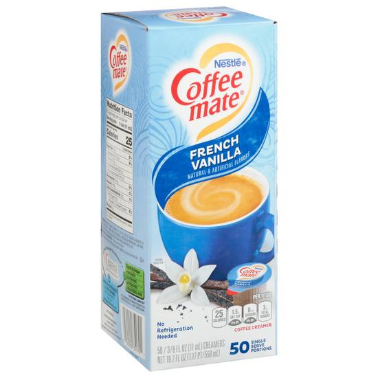 Nestlé Coffee-Mate French Vanilla Flavor Liquid Creamer (50ct)