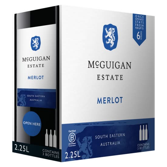 McGuigan Estate Merlot Australian Wine (3 pack)