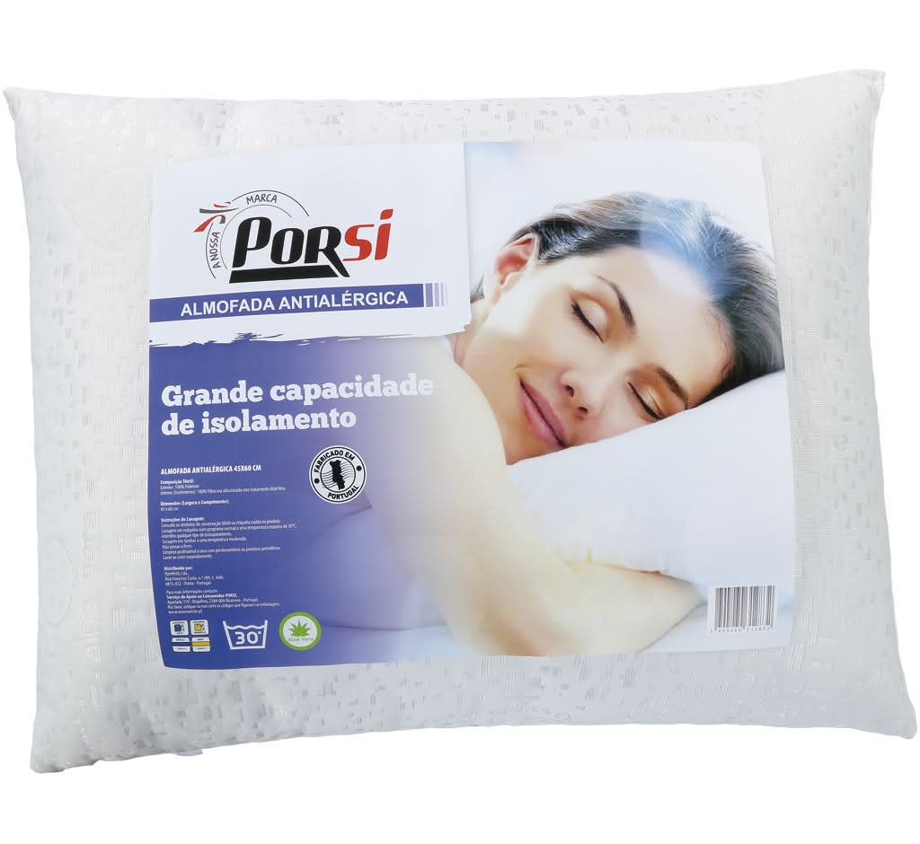 PorSi - Almofada antialérgica, 45 x 60 cm