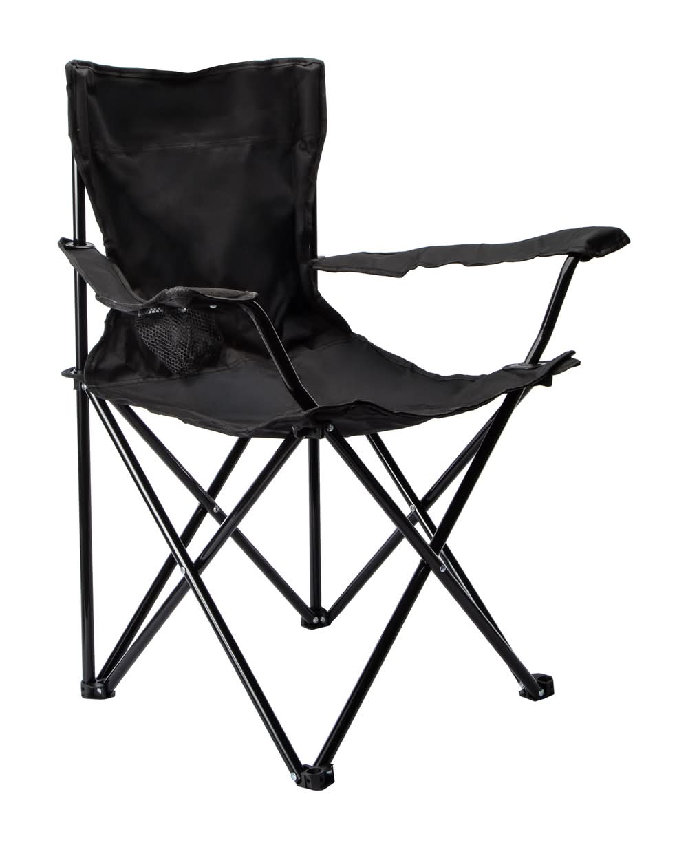 Foldable Camp Chair Black