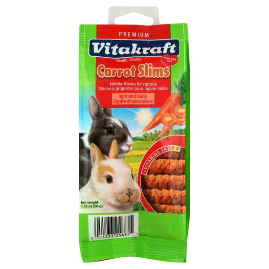Vitakraft Rabbit Carrot Slims (1.76 oz)