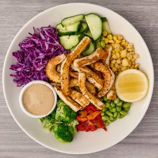 Hunky Bowl With Grilled Calamari