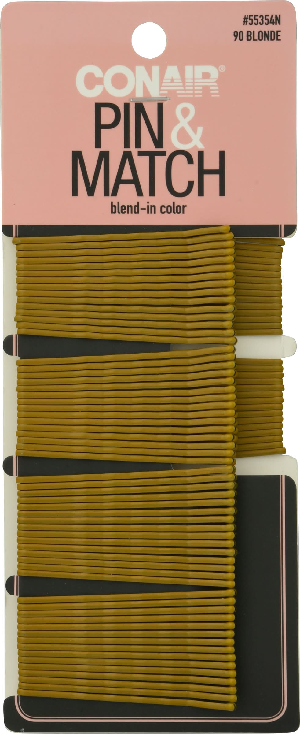 Conair Pin & Match Hair Pins, Blonde (3.2 oz, 90 ct)
