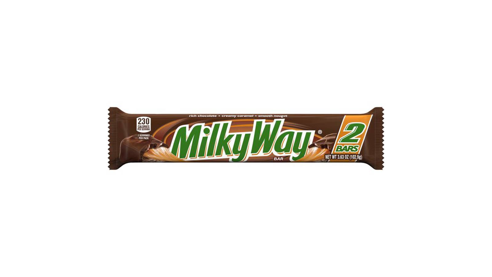 Milky Way Caramel Milk Chocolate Share Size Candy Bar