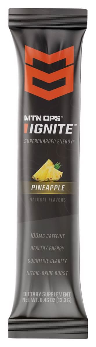 Mtn Ops Ignite Pineapple Drink Mix 0.46 Oz