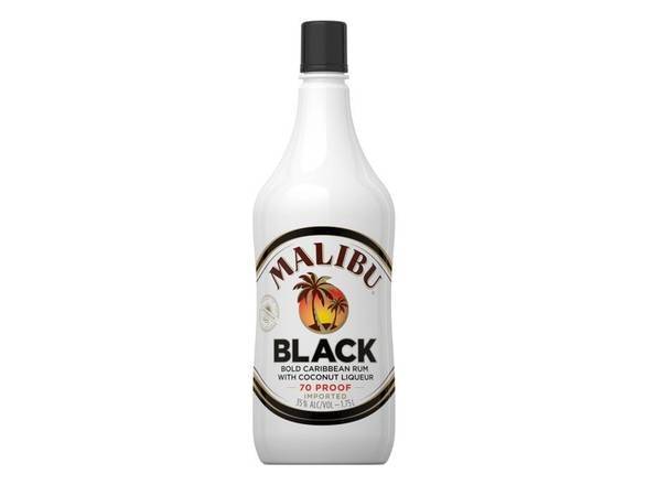 Malibu Black Caribbean Rum With Coconut Liqueur (1.75 L)