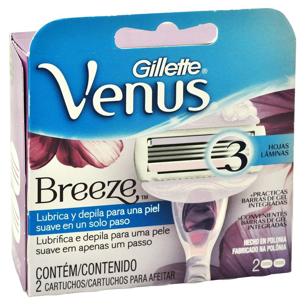 GILLETTE CART AF VENUS SKIN COMF BREE *2