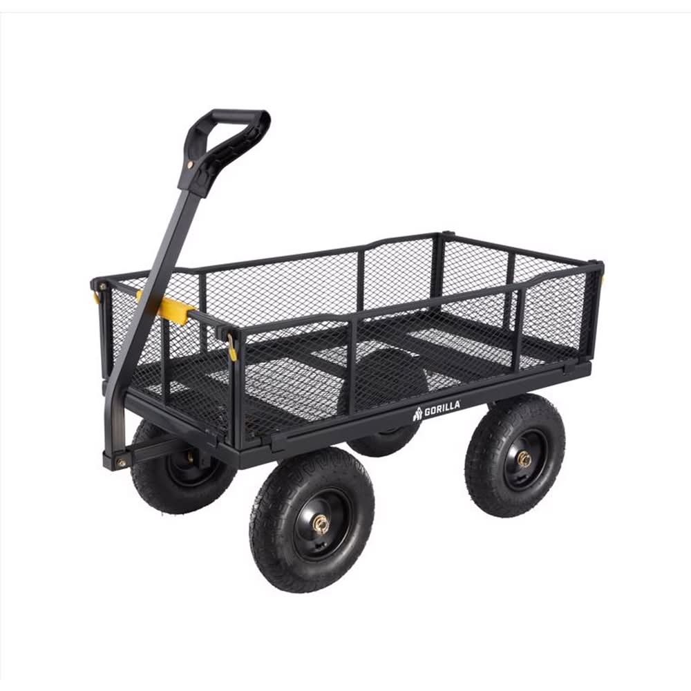 Gorilla Carts Steel Utility Cart 1200 Lb. Cap.