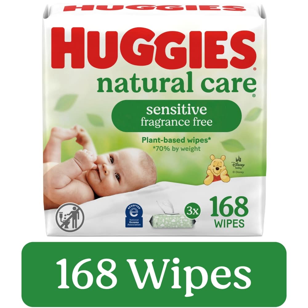 Huggies Natural Care Disney Baby Sensitive & Fragrance Free Wipes 3 ea