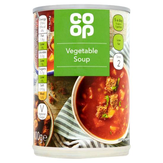 Co-Op Vegetable Soup 400g