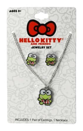 Hello Kitty And Friends® Jewelry Set 2-Piece Keroppi