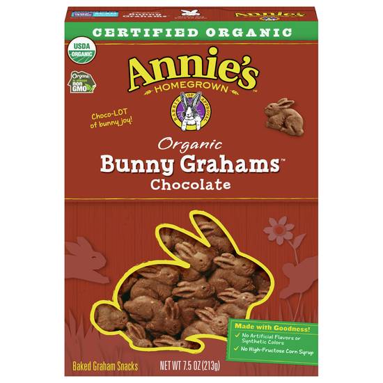 Annie's Organic Chocolate Bunny Grahams (7.5 oz)