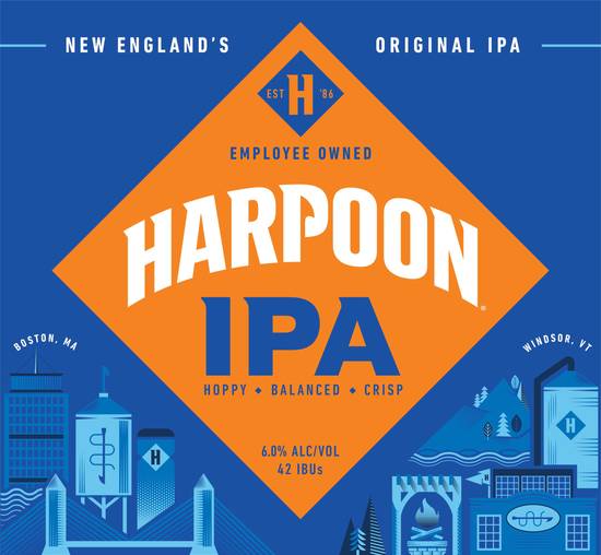 Harpoon Domestic Hoppy Ipa Beer (12 ct, 12 fl oz)