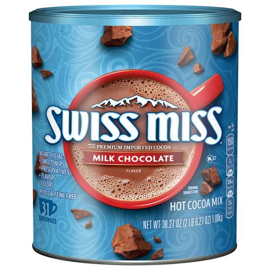 Swiss Miss Milk Chocolate Flavor Hot Cocoa Mix (38.3 oz)
