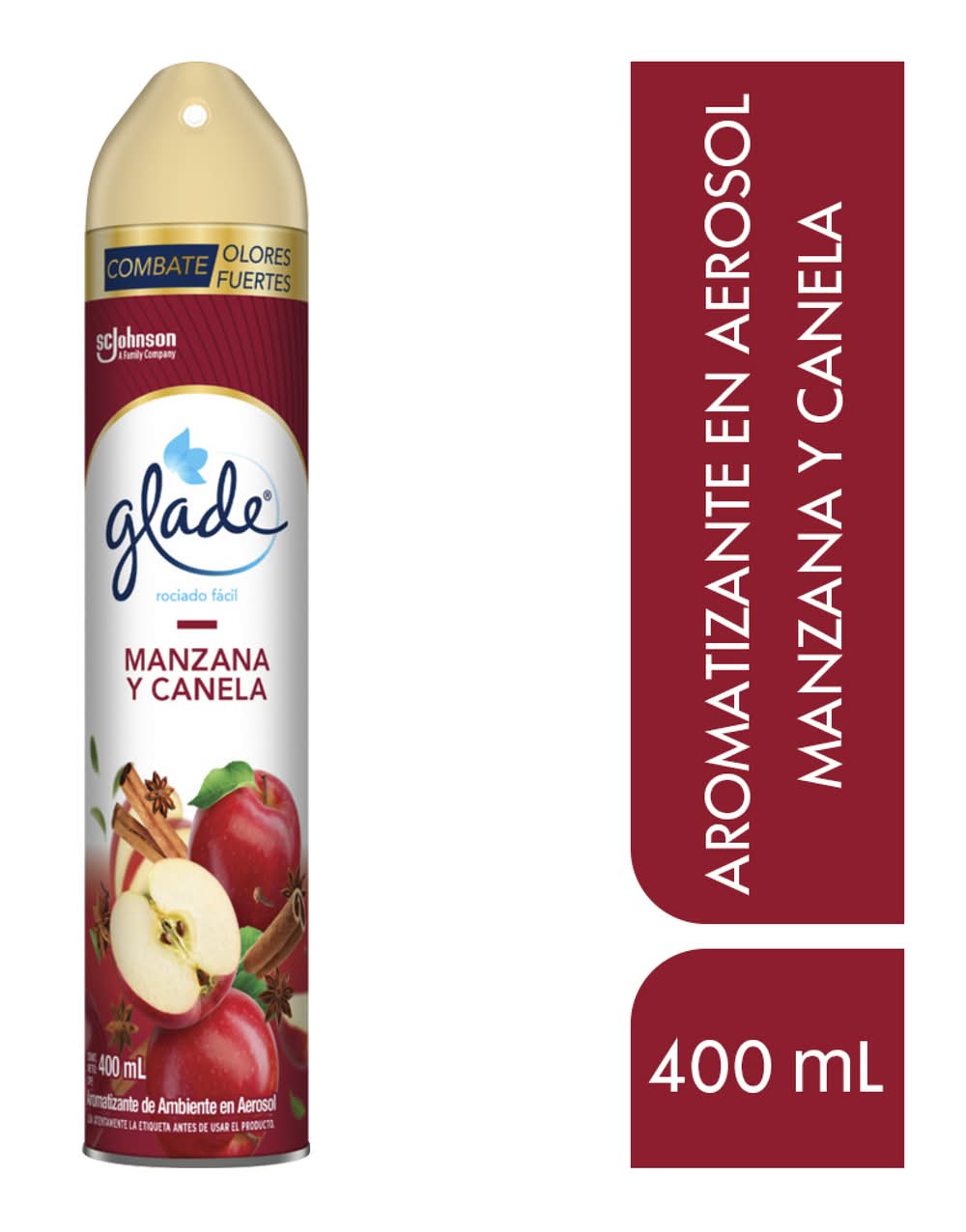 Glade · Aromatizante, manzana - canela (400 ml)
