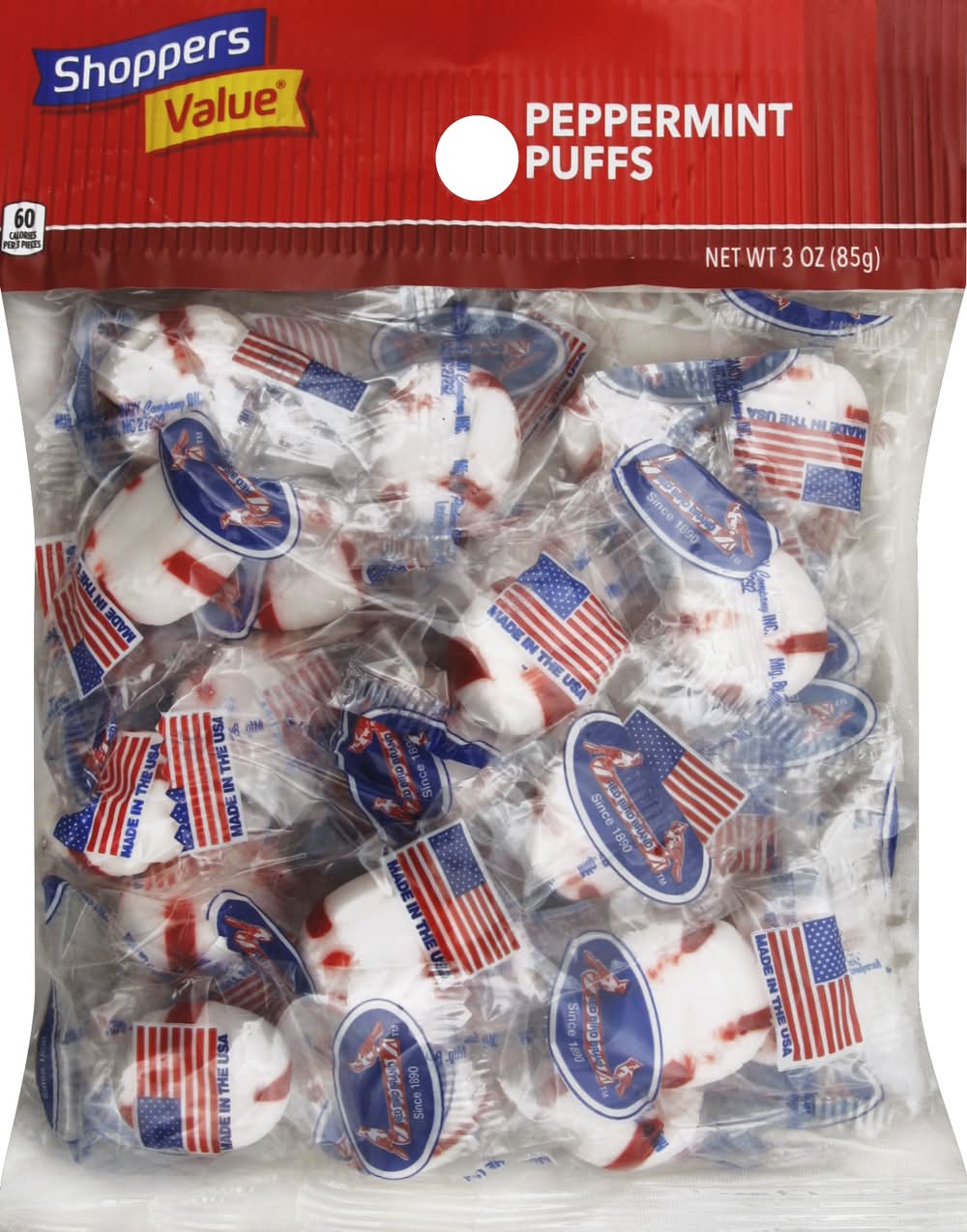 Shoppers Value Peppermint Puffs Candy (3 oz)