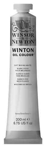 Winsor & Newton Winton Oil Colour Paint, Soft Mixing White (6.75 fl oz)
