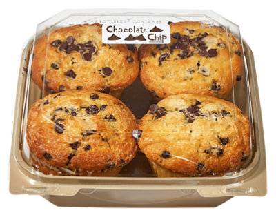 Bakery Chocolate Chip Muffins - 4 Count