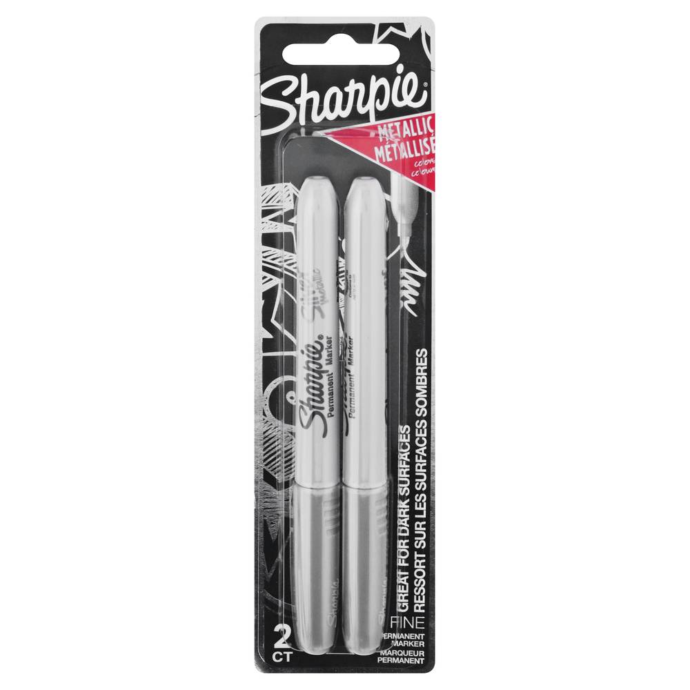 Sharpie Metallic Silver Permanent Marker