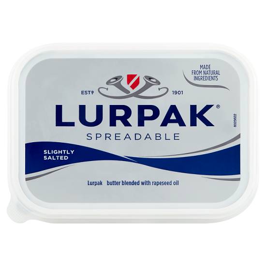 Lurpak Slightly Salted Spreadable Blend Of Butter and Rapeseed Oil 750g