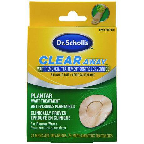 Dr. Scholl's Clear Away Plantar Wart Remover For Feet (24 x 58.9 g)