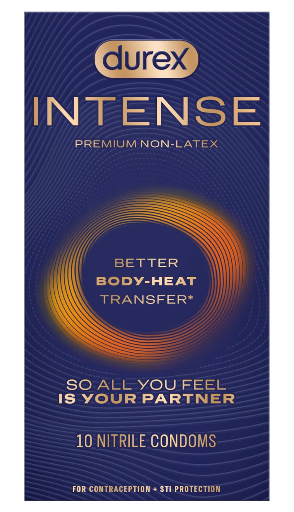 Durex Intense Premium Non-Latex Nitrile Condoms (10 ct)