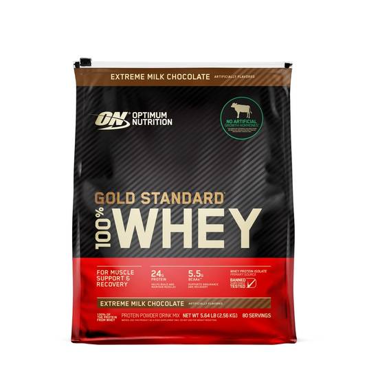 Optimum Nutrition Gold Standard Chocolate 100% Whey Protein (5.6 lbs)