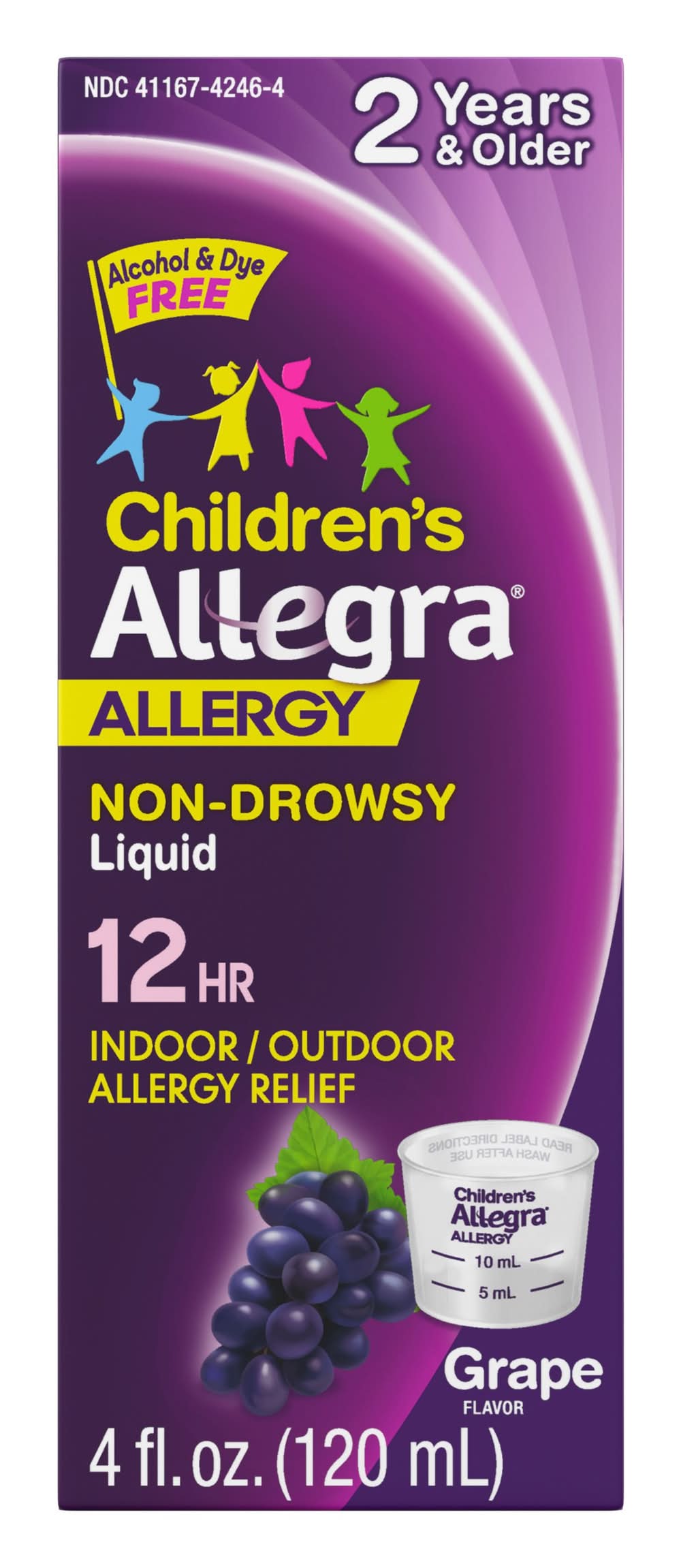Allegra Children's 30 mg 12 Hr Oral Suspension Grape Flavor Liquid (4 fl oz)