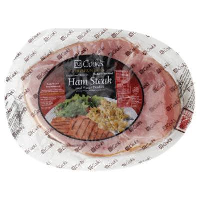 Cooks Ham Steak Smoked Water Added