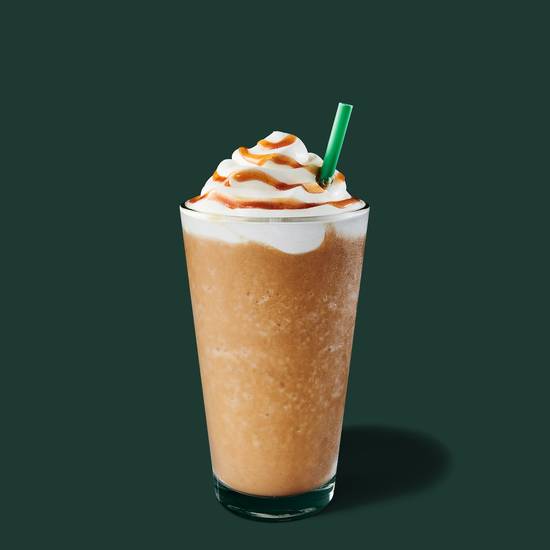 Order Apple Crisp Oatmilk Frappuccino® Blended Beverage food online from Starbucks store, Reston on bringmethat.com
