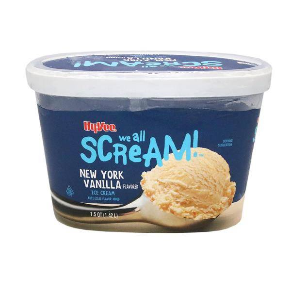 Hy-Vee We All Scream New York Ice Cream (vanilla)