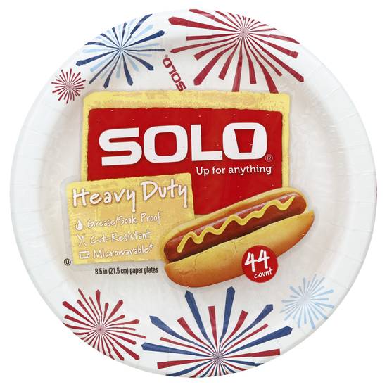 Solo 8.5 in Paper Plates (44 plates)