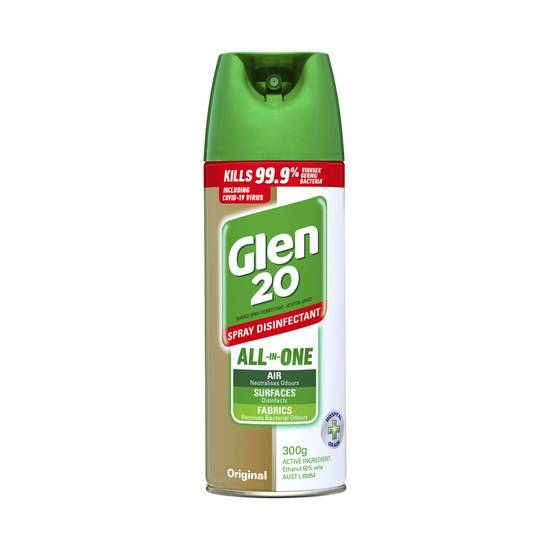 Glen 20 Disinfectant Air Freshener Spray Original 300g