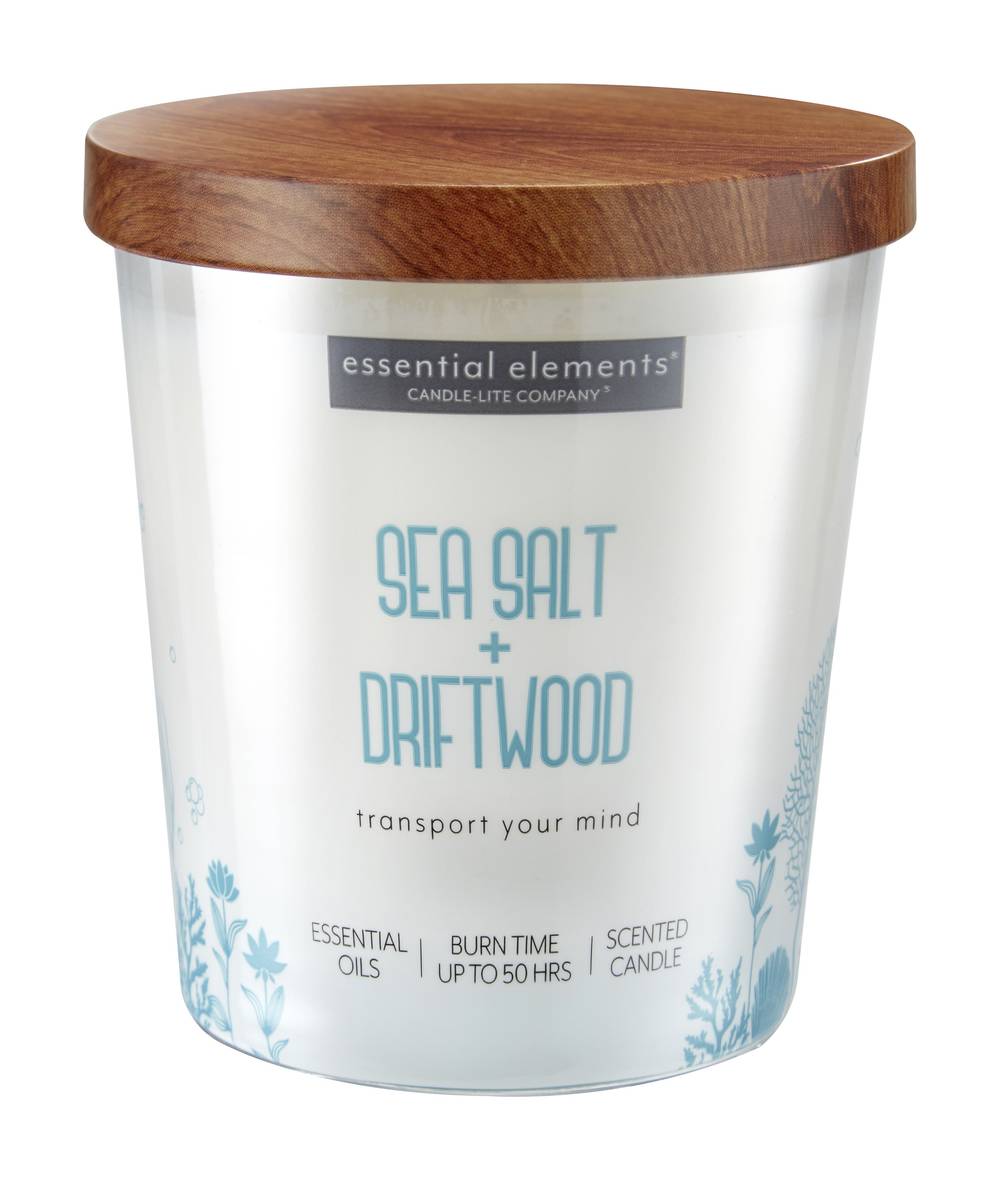 Candle-lite Ess Elem Jar Sea Salt & Dw (255.15 g)