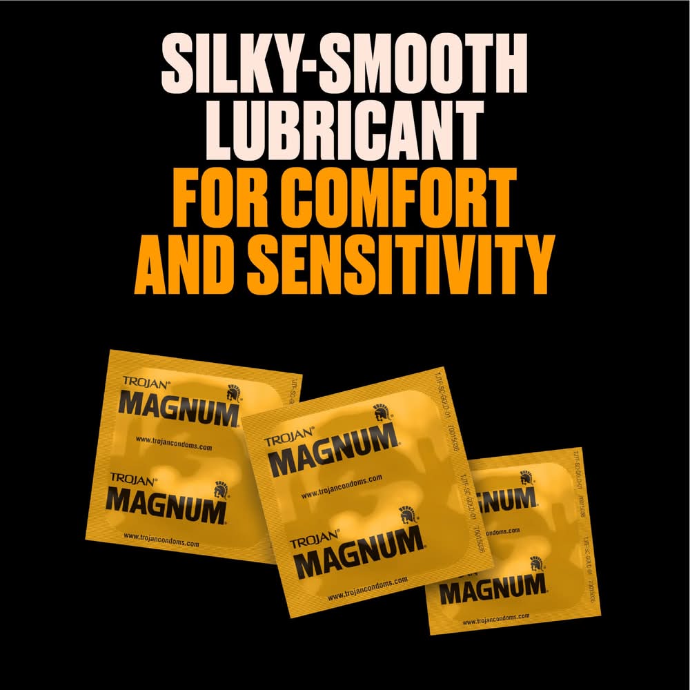 Trojan Magnum Ecstasy Latex Condoms  Trusted by Shoppers for General  Health Maintenance | Condoms | Uber Eats