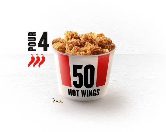 BUCKET 50 HOT WINGS®