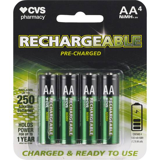 CVS Rechargeable AA Batteries