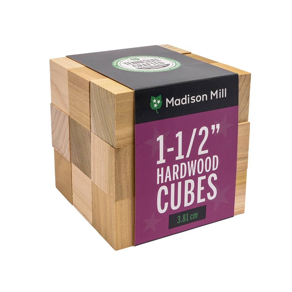 Madison Mill 1.5-in Hardwood Cubes 27/PKG | 448474