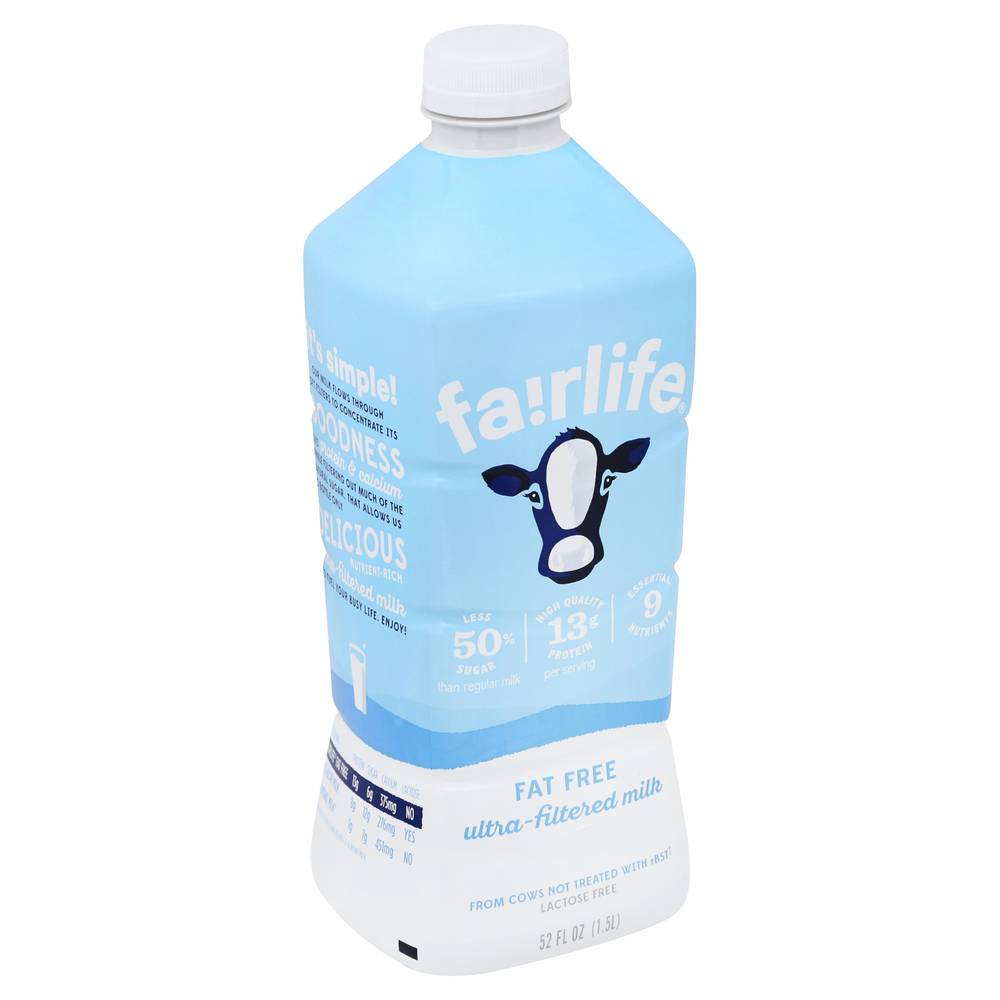 Fairlife Fat Free Ultra Filtered Milk (52 fl oz)