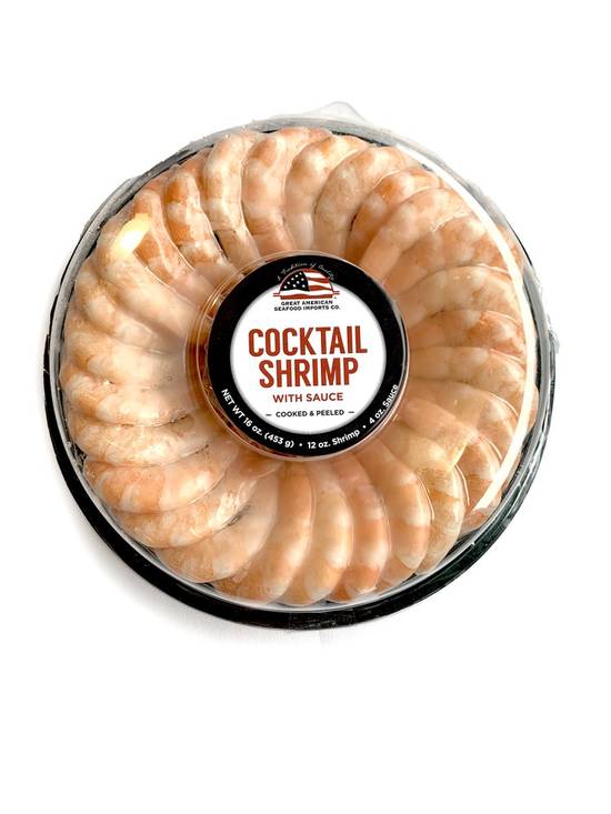 Great American Seafood Cocktail Shrimp Ring With Sauce (16 oz)