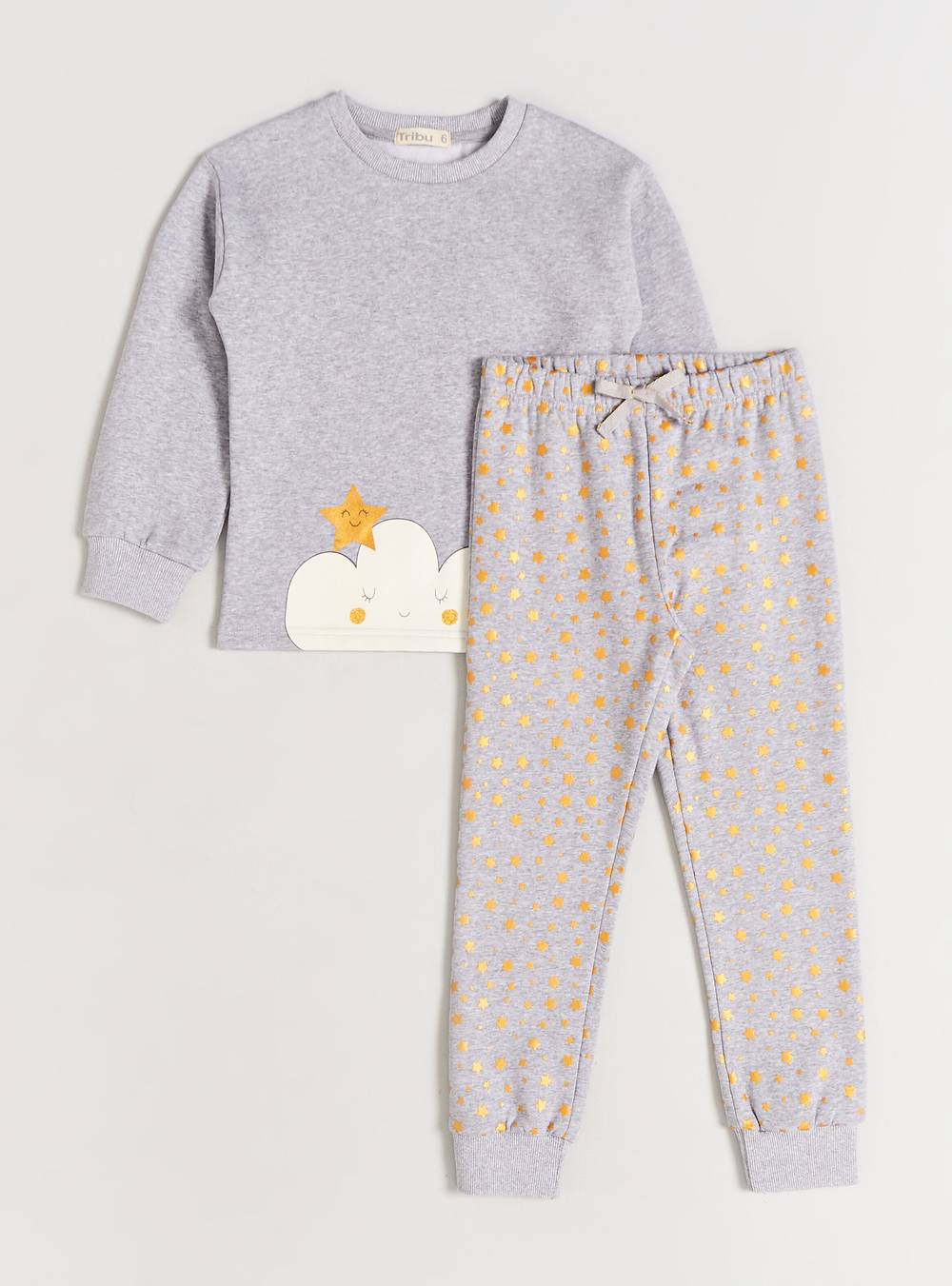 Tribu pijama fleece niña ('t 8a/grafito)