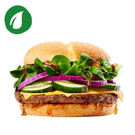 TeriyaKing Plant-Based Burger