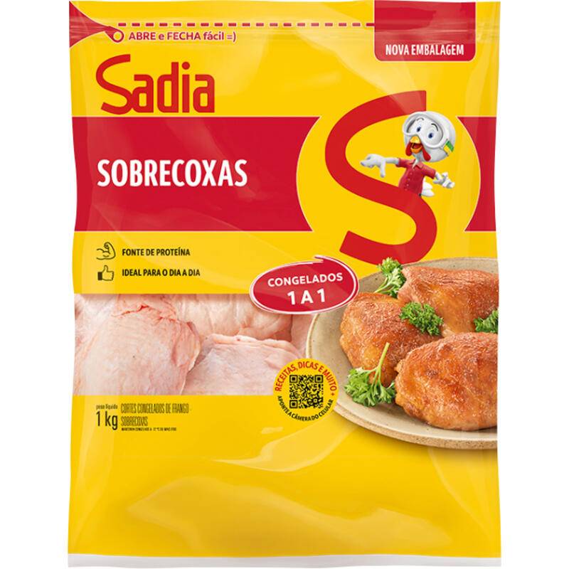 Sadia sobrecoxas de frango congeladas (1 kg)