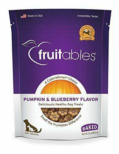 Fruitables -9-Flavor-Crunchy-Dog-Treats-Pumpkin & Cranberry (7 oz)