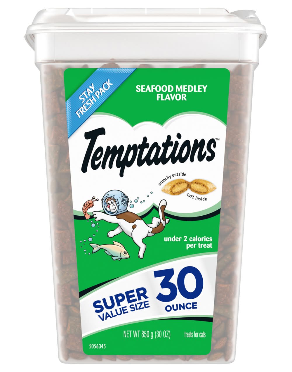 Temptations Cat Treats, Seafood Medley (30 oz)